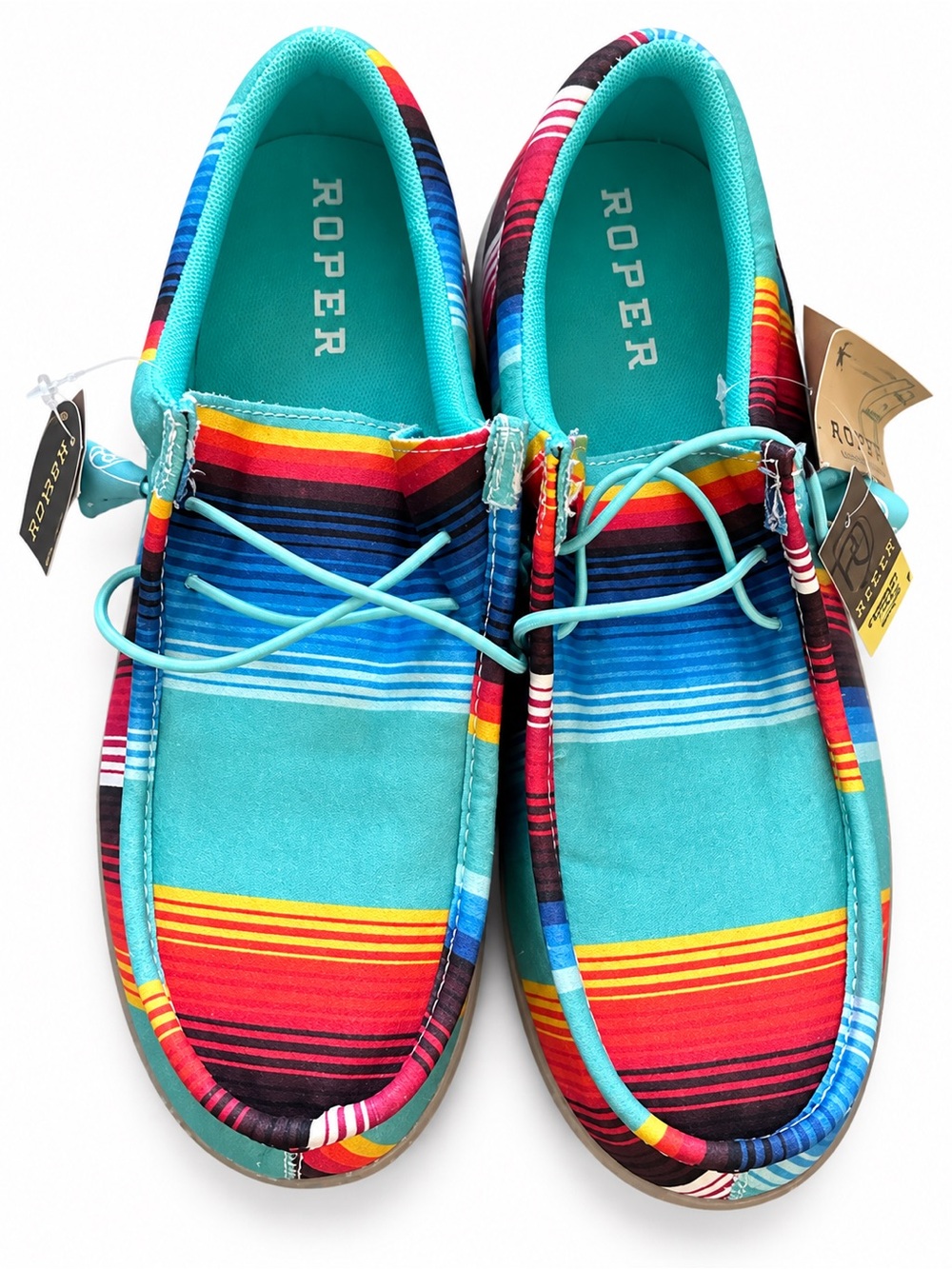 Roper Chillin Serape Striped Slip On Shoes Women’s 9.5 NWT